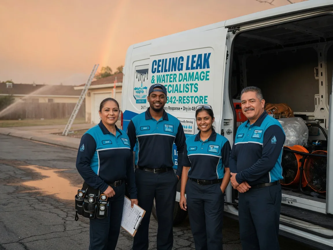 Ceiling Leak Cleanup company in Muse, PA